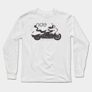 Ride gold wing tour white Long Sleeve T-Shirt